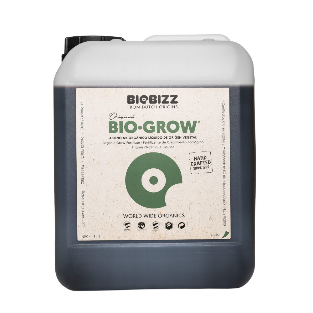 BioBizz Bio-Grow Wachstumsdünger 5 L - Grow Guru