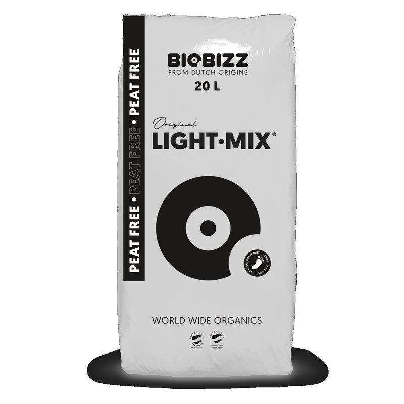 BioBizz Light Mix Peat Free Erde 20L - Torffrei - Happy Grow