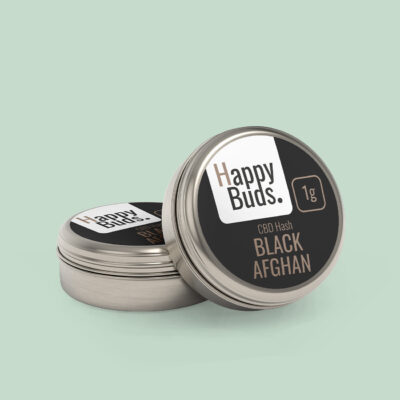 Black Afghan 1g - HappyBuds