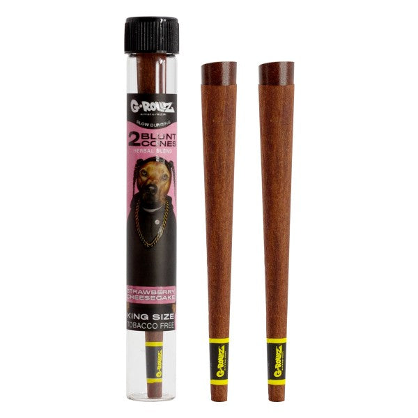 G-Rollz | Terpene Infused Kräuter Blunt Cones Strawberry Cheeecake - East Smoke