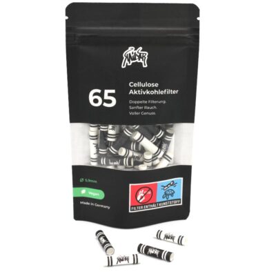 Kailar Aktivkohlefilter Cellulose Slim 6mm Mixed 65 Stück - East Smoke