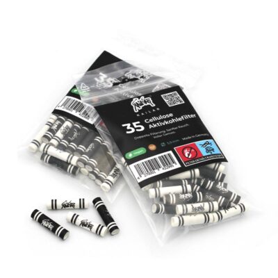 Kailar Aktivkohlefilter Cellulose Slim Pink 6mm 35 Stück - East Smoke