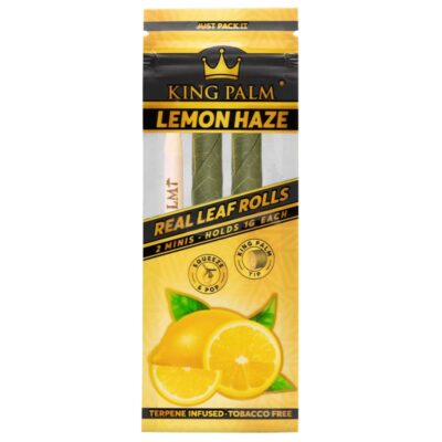 King Palm 2 Mini Rolls Lemon Haze - East Smoke