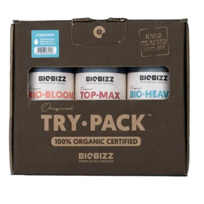 BioBizz TRY PACK Hydro 100% organisches Düngerset - Hanfjack