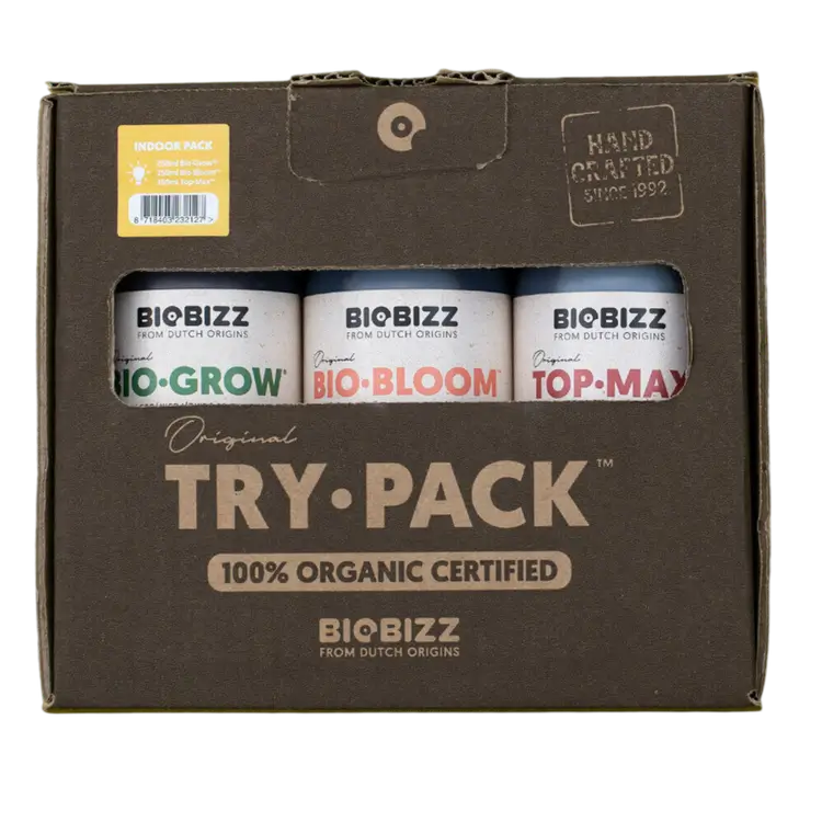 BioBizz TRY PACK Indoor 100% organisches Düngerset - Hanfjack